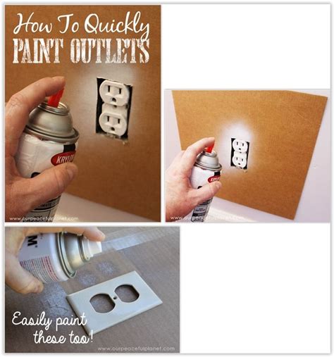 electric box paint|can electrical outlets be painted.